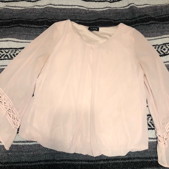 Light Pink Woman’s Blouse - Picture 2 of 4